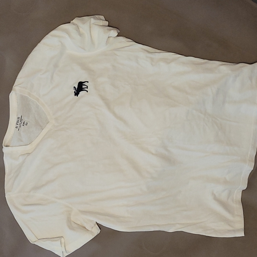 Abercrombie and Fitch mens 2X while t shirt